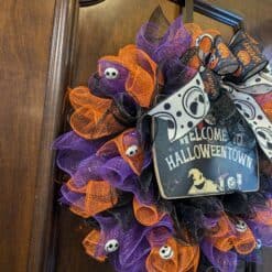 Alternative view of Nightmare Before Christmas Wreath