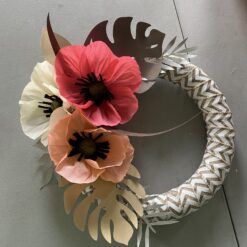 Alternative view of Handmade Tissue Paper Wreath
