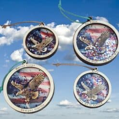 Small Military Snowglobe Ornament