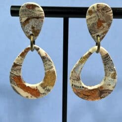 Polymer Clay Loop Earrings