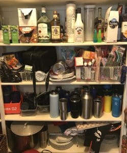 DIY Pantry Makeover Before - Side Wall