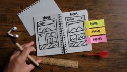 laying out a website design