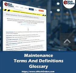 Maintenance Terms & Definitions