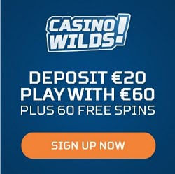 CasinoWilds free spins bonus