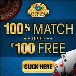 Lucky Emperor Casino | €10 no deposit bonus + 100 free spins | review