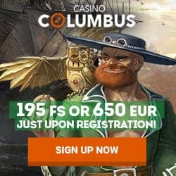 Columbus Casino | 195 free spins or 195% up to €650 bonus | Review