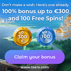 Tsars free bonus code