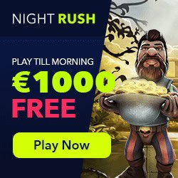 NightRush Casino €1000 FREE bonus and gratis spins for new players