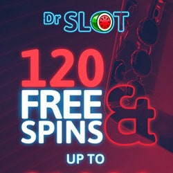 Dr Slot Casino [register & login] 120 free spins + £1,000 deposit bonus