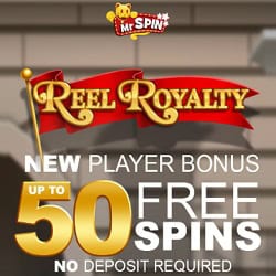 Mr Spin Casino [register & login] 50 free spins - no deposit bonus for UK