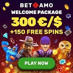 How to get 150 free spins and 300 eur bonus to Betamo Casino?