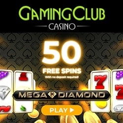 Gaming Club Casino 50 FS exclusive banner