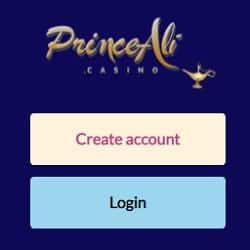 Prince Ali Casino Sign Up banner