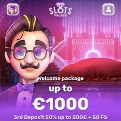 SlotsPalace new offer banner