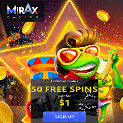 50 free spins for $1 deposit 