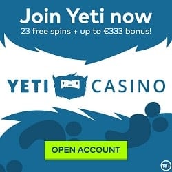 Yeti Casino new banner 250x250