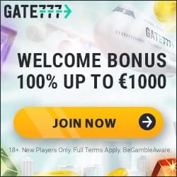 Gate 777 Casino [register & login] €1000 + 100 bonus spins