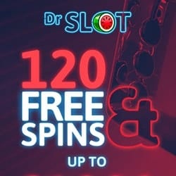 Dr Slot Casino - no.1 mobile games in UK - 120 free spins bonus!