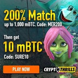 How to get 10 mBTC free bonus coins to Crypto Casino?