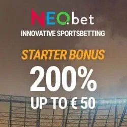 Neo Bet 200% bonus 