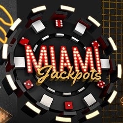 Miami Jackpots Casino bonus banner 250x250