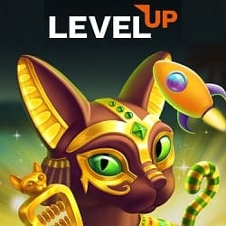 LevelUp 100% bonus and 100 free spins codes