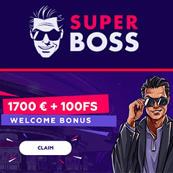 SuperBoss Casino Bonus Banner 250x250