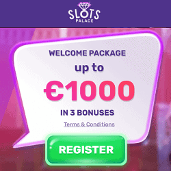 Slots Palace Casino bonus banner