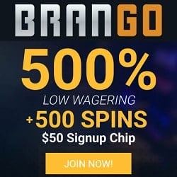 Brango Casino free chip bonus