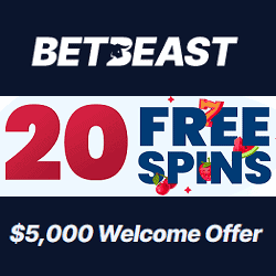 BetBeast Casino bonus banner 250x250