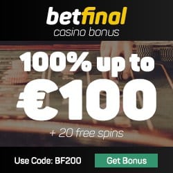 Betfinal Casino free spins