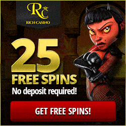 Rich Casino 25 free spins no deposit required + 675% bonus