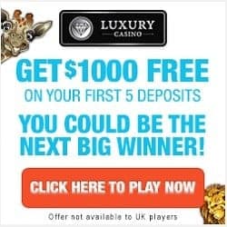 luxury casino free spins