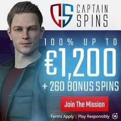 Captain Spins Casino banner 250x250