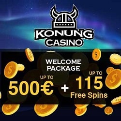 Konung Casino banner 250x250