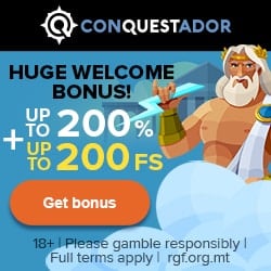 Conquestador new bonus banner