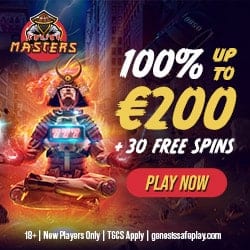 Claim 200 EUR bonus and 30 gratis free spins!