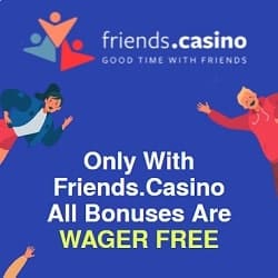 Friends Casino banner