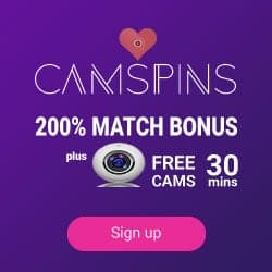 CamSpins Casino €3000 free bonus plus 30 sexy free cash show