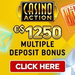 Get $1250 free spins welcome bonus to Casino Action!