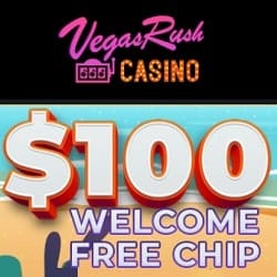 Vegas Rush Casino $100 free credits