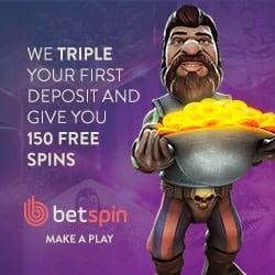 BetSpin Casino free spins