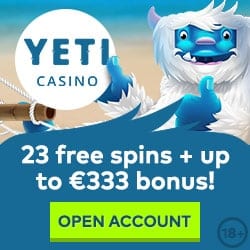 Yeti 23 free spins