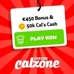 Casino Calzone - 90 free spins and 200% up to €450 free bonus