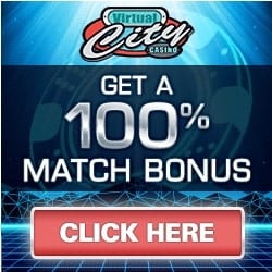 Virtual City Casino 50 free spins and €/$500 free play bonus