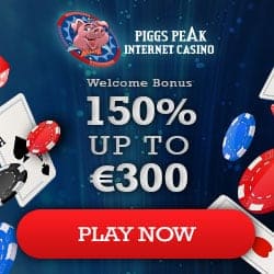 Piggs Peak Casino (review & bonuses): 150% extra and 100 fee spins