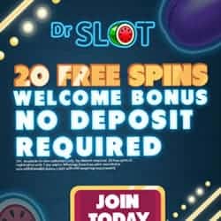 Dr Slot Mobile Casino - 20 free spins bonus without deposit