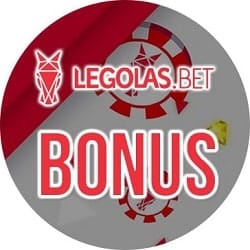 Legolas Casino 100 free spins and 100% bonus up to €250 