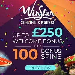 100 free spins and 100% up to $/£/€250 bonus