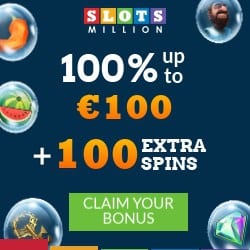 Get 100 free spins now! 